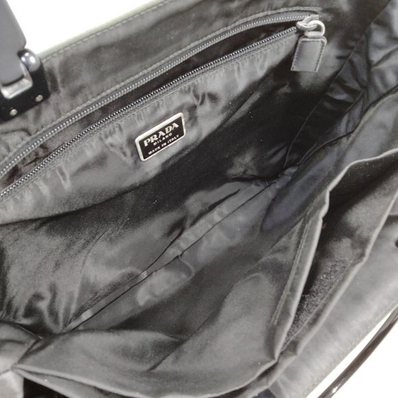 Prada Hand Bag Green Nylon 1271729 - Picture 8 of 9